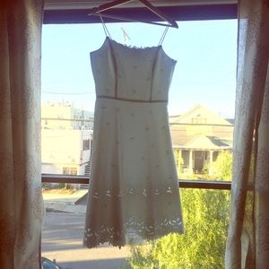 White Embroidered Dress